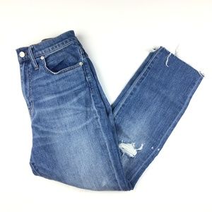 Madewell Hi Rise Slim Boyfriend Jean